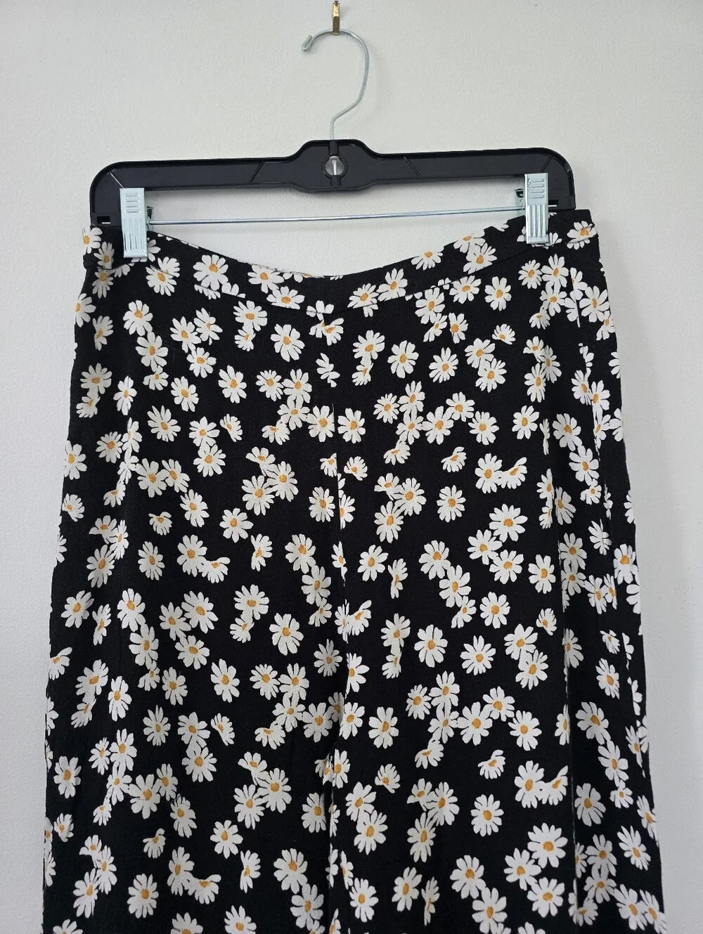 Reformation Tiki Pants Daisy Chain Floral Wide Leg High Rise Retro Vibe Sz 10